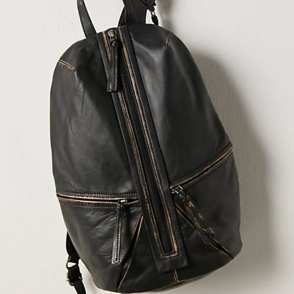 FREE PEOPLE West End Backpack In Black NWT